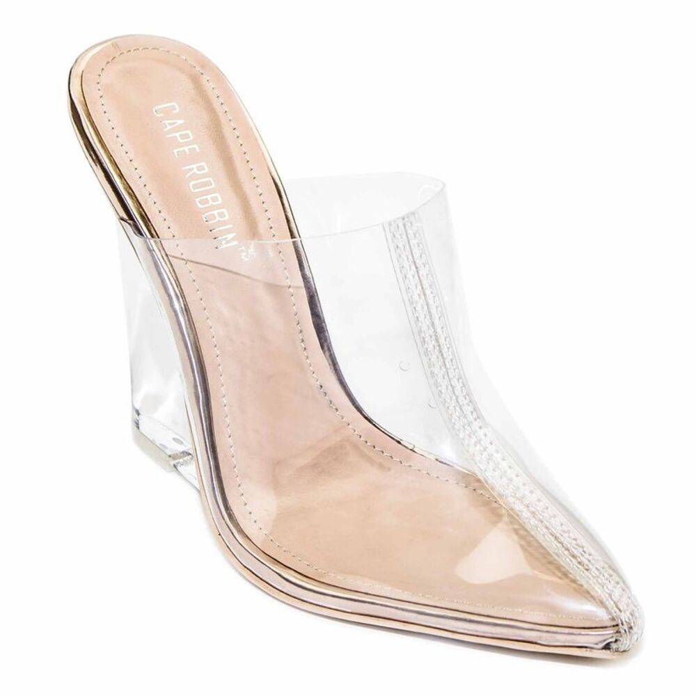 CAPE ROBBIN Brand Sugar Rose Gold Womens sandals 7.5 NEW
